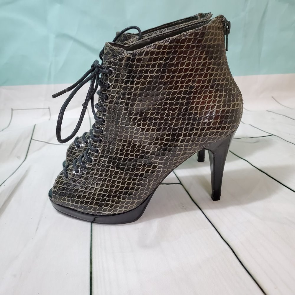 High Heel Power 'Rhea' Open Toe Booties 7 - image 1